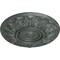 Ekena Millwork Whitman Ceiling Medallion (For Canopies up to 3 3/4"), 13"OD x 1 3/8"P, Athenian Green Crackle CM13WHAGC - alternate 3